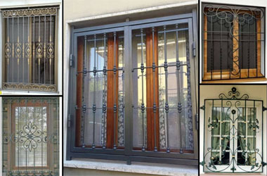 fixtures iron grilled windows